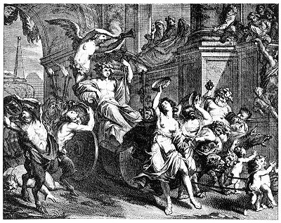 THE PROCESSIONAL OF THE BACCHIC RITES.
