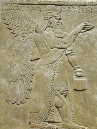 Annunaki Wall Drawing